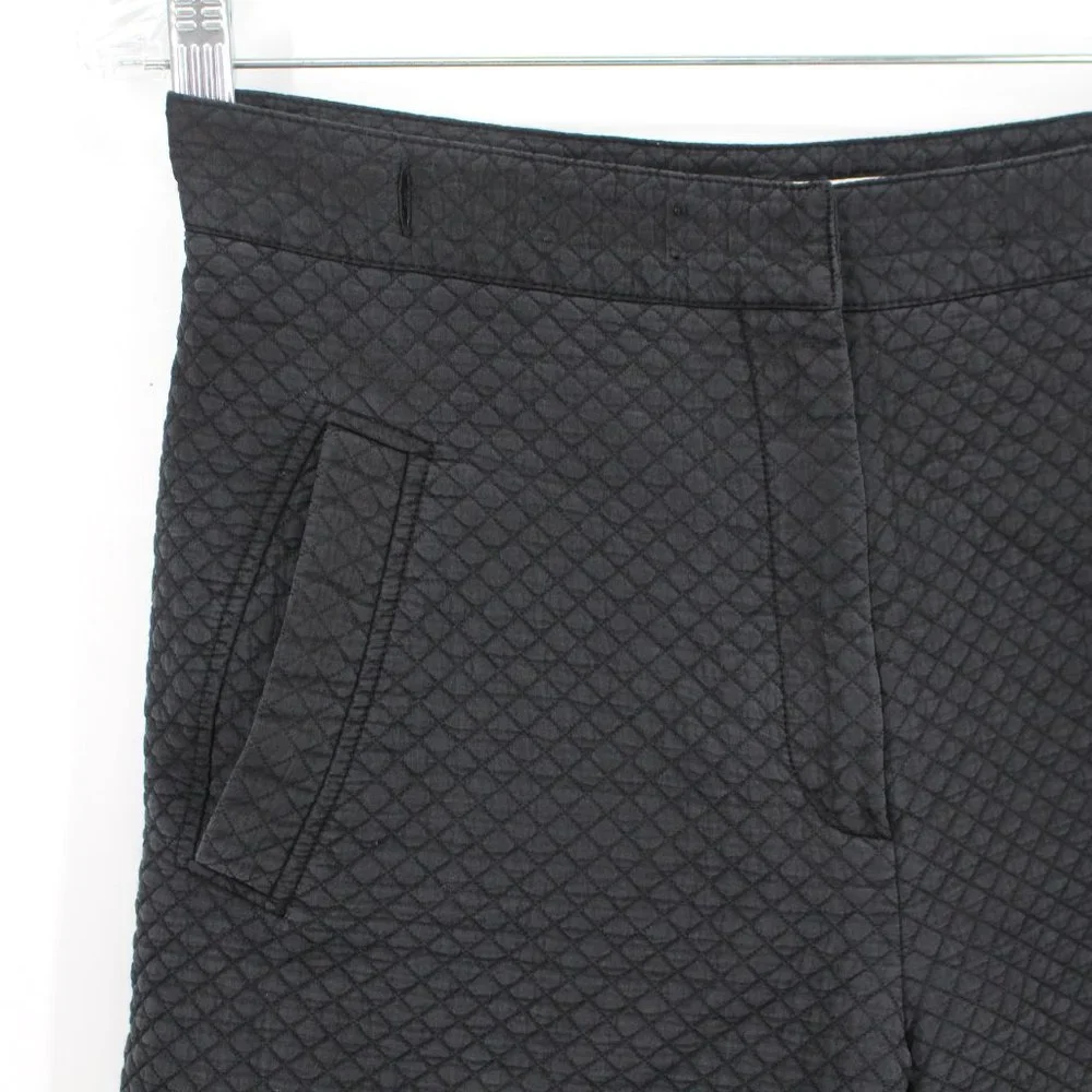 Christian Dior Black Cannage Diamond Stitch Quilted Bermuda Boy Shorts Size 40 - Picture 3 of 10